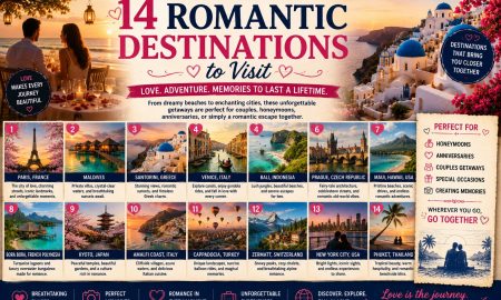 14 Romantic Destinations to Visit