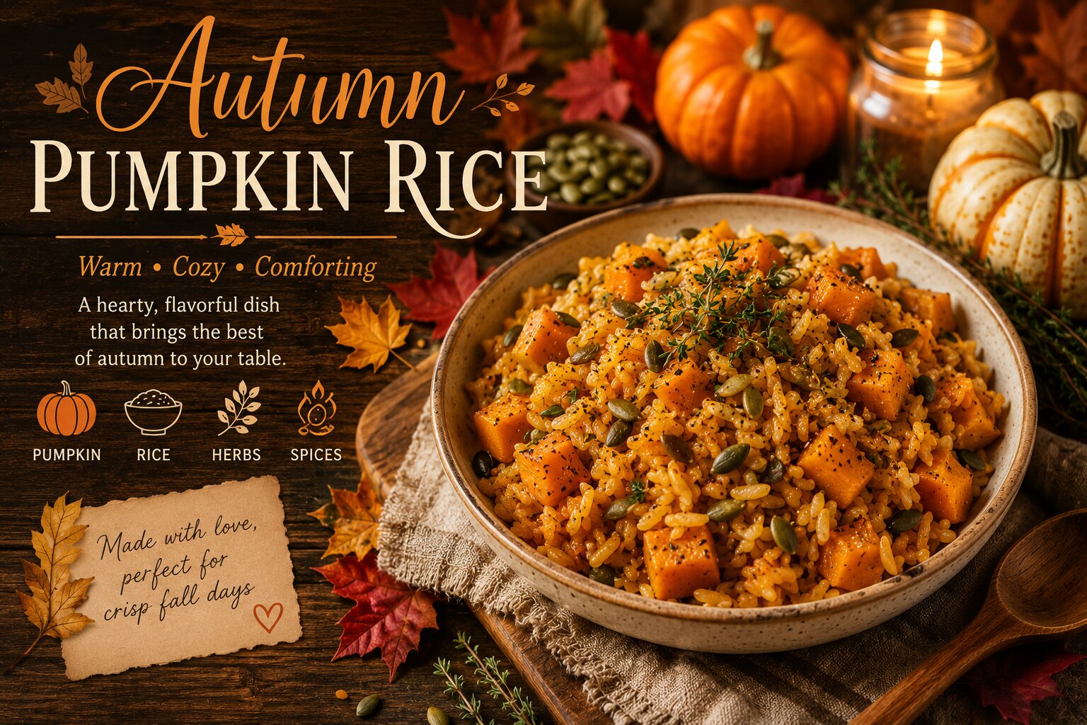 Autumn Pumpkin Rice