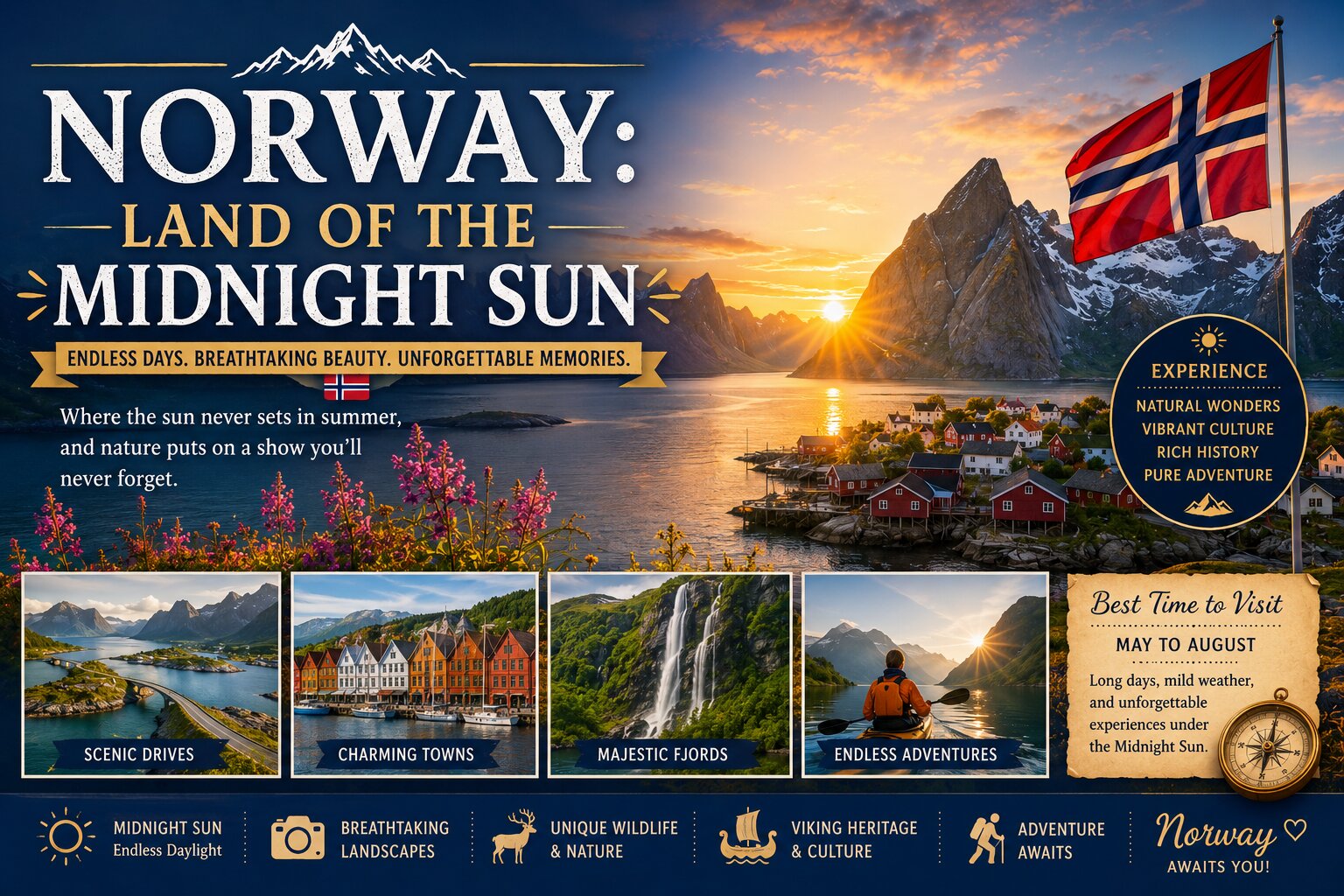 Norway - Land of the Midnight Sun