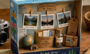 Shoebox Craft for Travel Memories