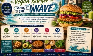 Vegan Burger Inspired by the WAVE