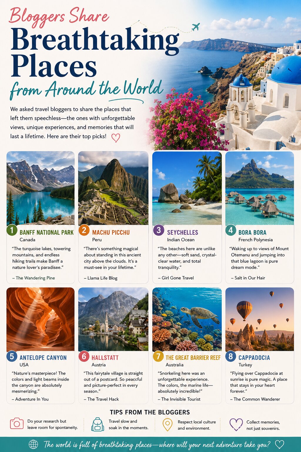 Bloggers Share Breathtaking Places from Around the World