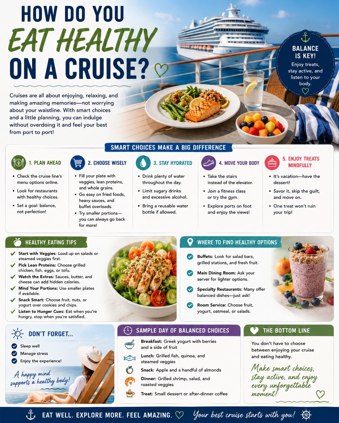 How Do You Eat Healthy on a Cruise?
