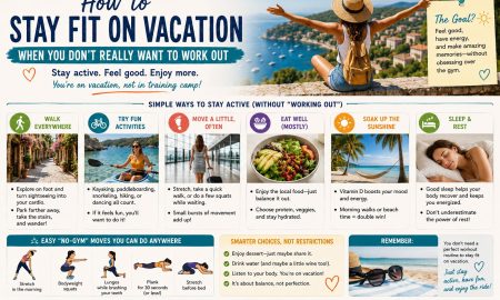 How to Stay Fit on Vacation When You Don’t Really Want to Work Out
