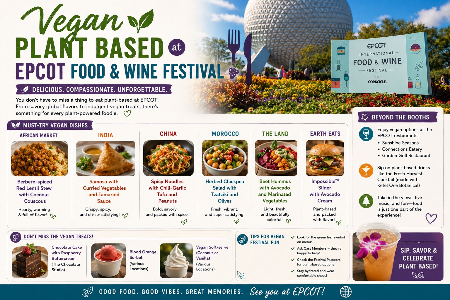 Vegan – Plant Based at EPCOT Food and Wine Festival