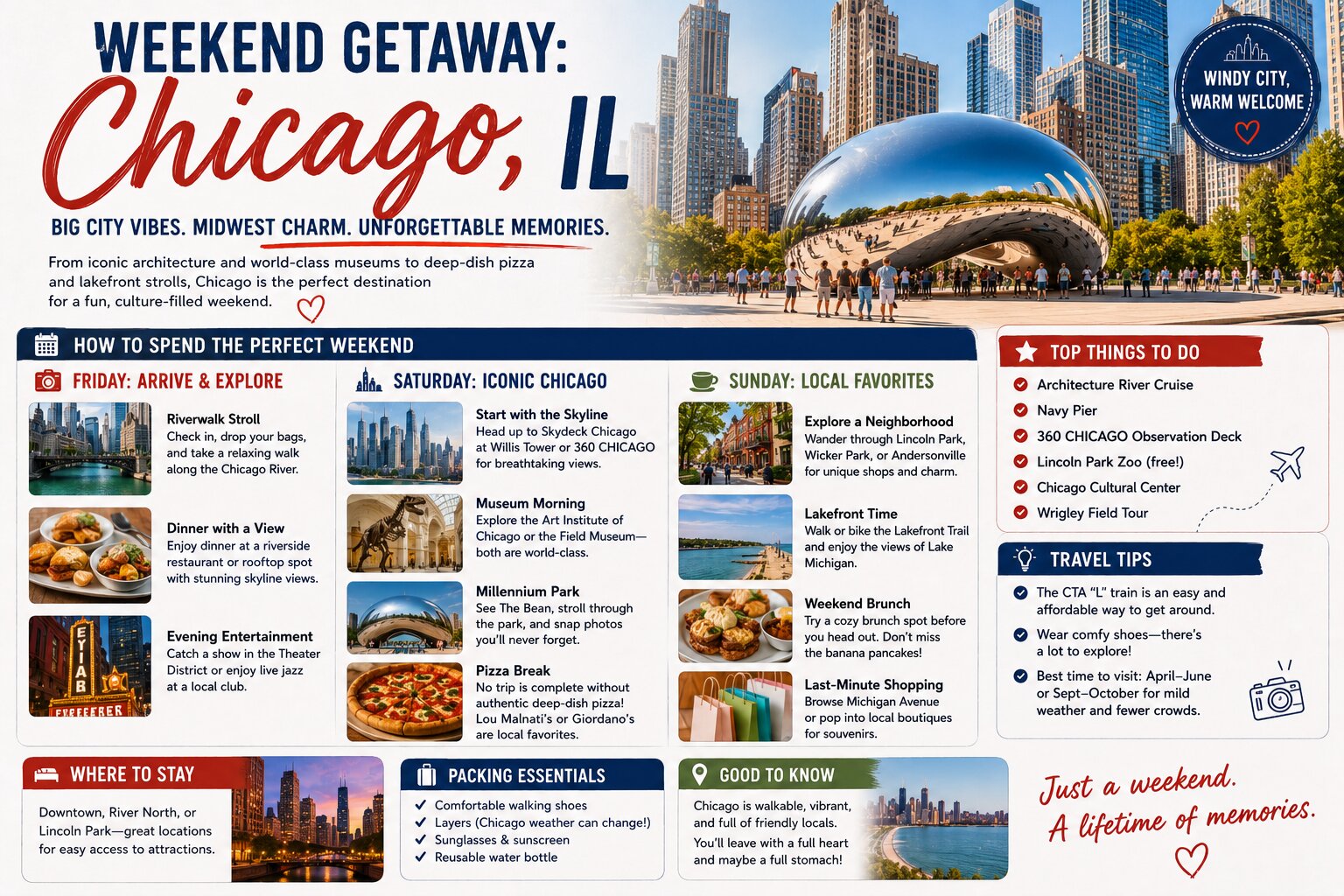 WEEKEND GETAWAY: Chicago, IL