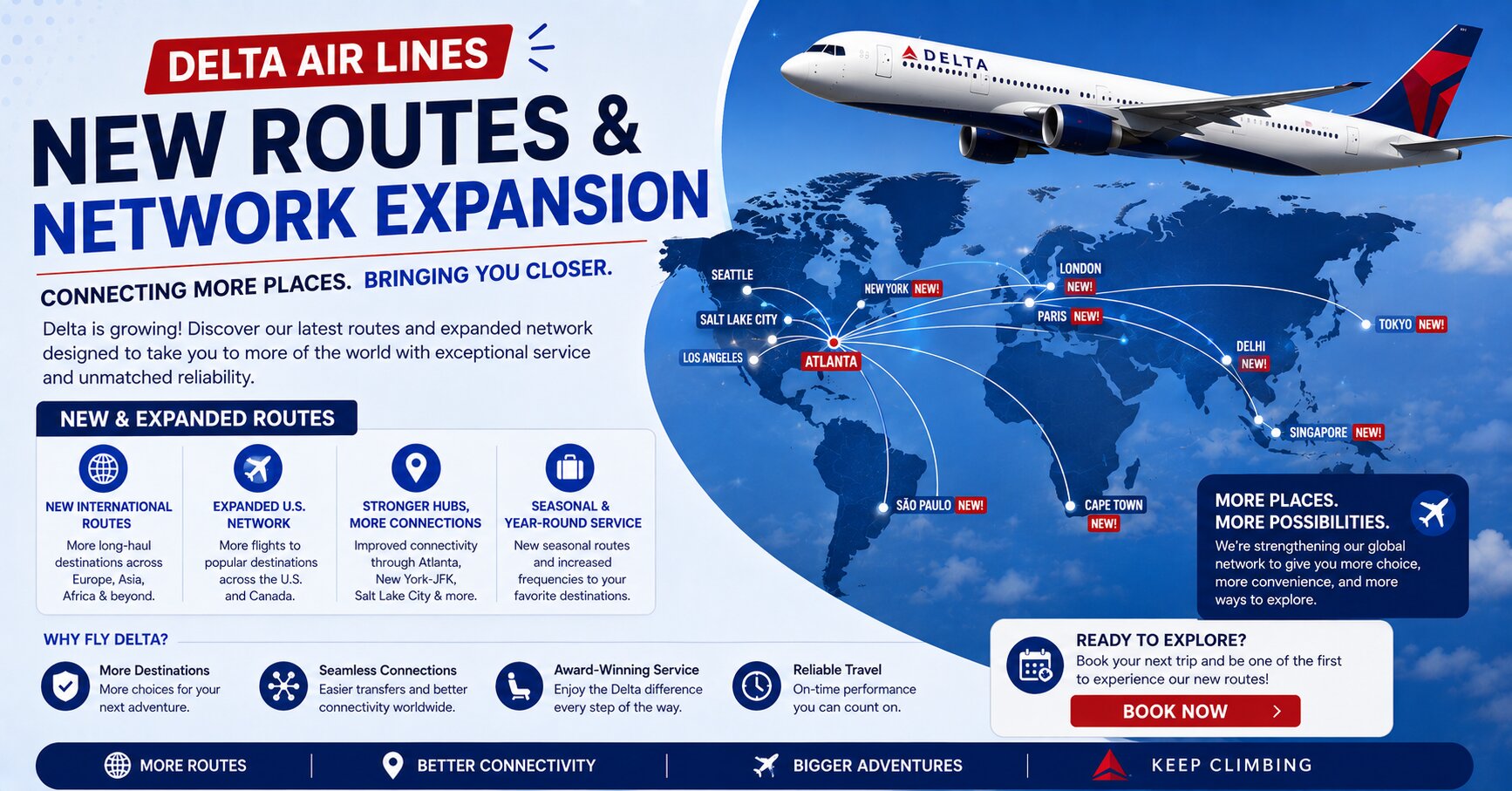 New Routes & Network Expansion